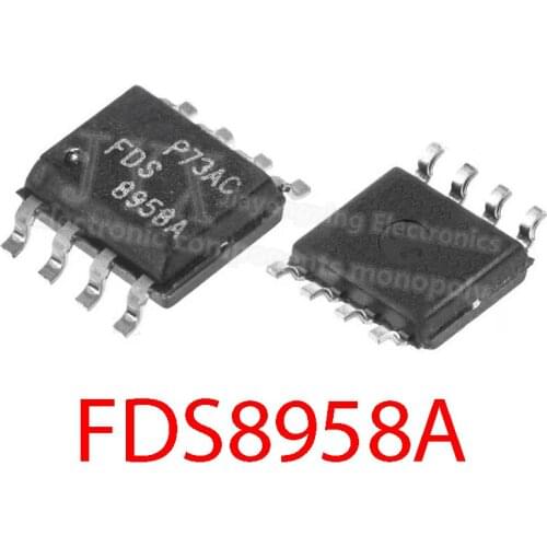 10PCS FDS8958A SOP8 FDS8958 8958A MOSFET SO8 COMP N-P-CH T/R new original