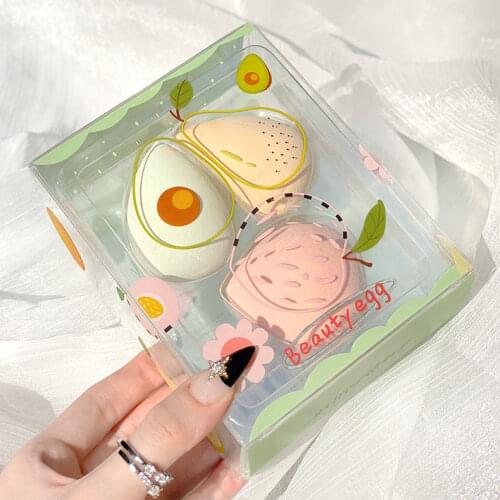 3PCS Women Makeup Sponge Puff Makeup Tool Beauty Egg Face Foundation Powder Cream Sponges Cosmetic Puff Powder Puff Beauty