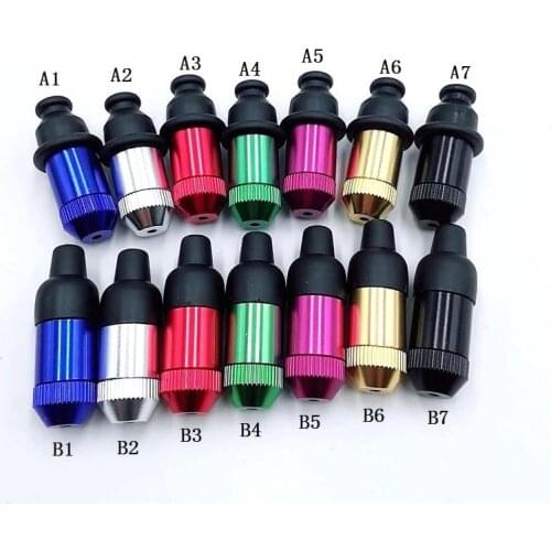 500pcs Newest Colorful Mini Filter Dry Tobacco Pipe Smoking Holder Hitter Mouthpiece Portable Removable Tips Mouth W0316