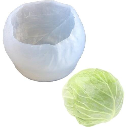 Aouke Cabbage Mousse Mould Decorating Molds Cake Silicone Mold Sugarpaste Candy Chocolate Gumpaste Clay Mould A119