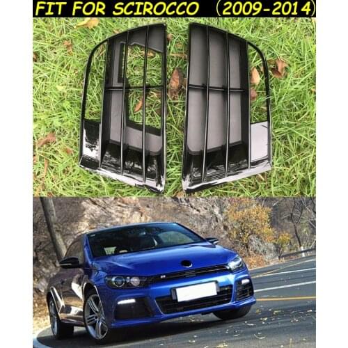 Car accessories For Scirocco R front bumper side grille lower grill fog light grille fit for V W scirocco R bumper 2009-2014