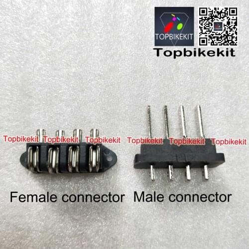 Ebike Polly Battery case Power discharge connector 4pins or 5pins Male or Female/ Ebike Parts power plug for Polly battery case