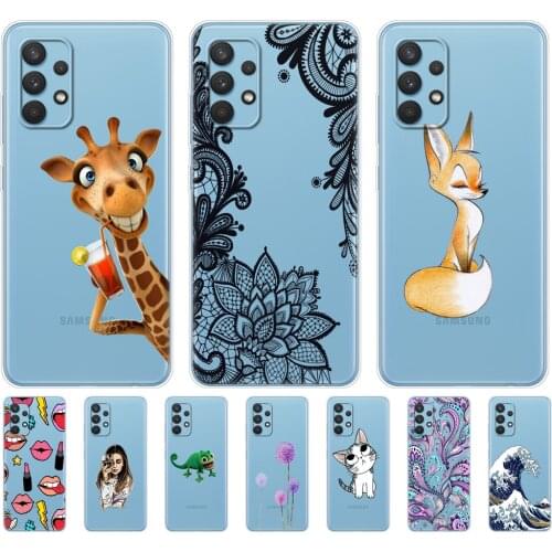 For Samsung Galaxy A32 A52 A72 Case Phone back Cover For Samsung A32 A52 A72 4G 5G 2021 silicon coque funda bumper