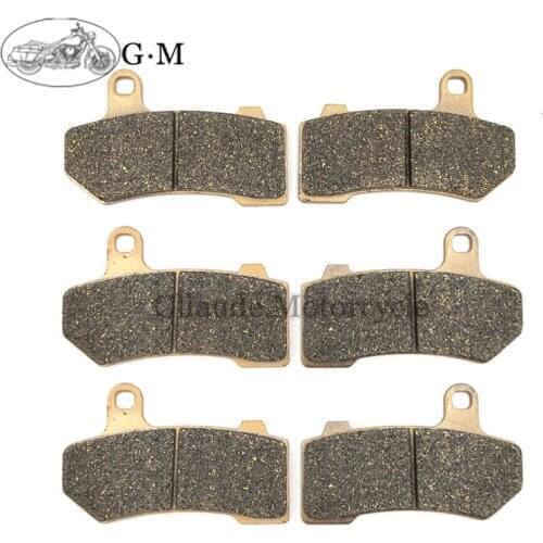 Motorcycle Front / Rear Brake Pads sets For Harley Touring FLHTK Electra Glide Ultra LTD Anniv 2018 FLHX Street Glide Anniv 2018