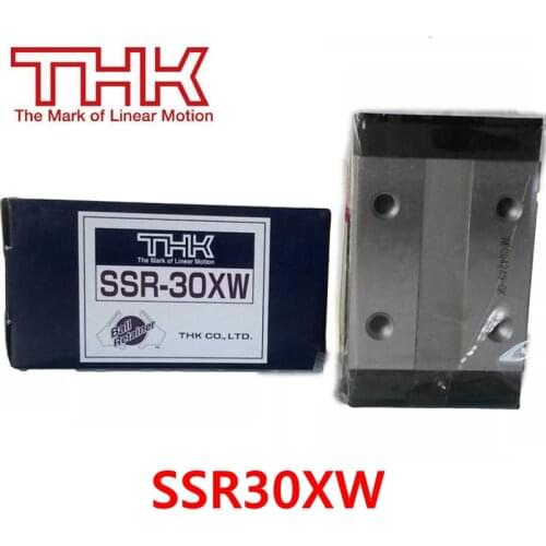 2pcs THK linear rail block slider SSR30 SSR30XW SSR30XWUU SSR30XW1UU SSR30XW1SS GK guide carriage bearing for Roland printer