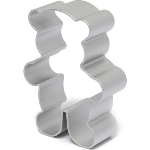 DIY Kitchen Cookie Cutters Mold Steel Bear Shape Animal Cutters Biscuit Baking Fondant Pastry Cookie Tools H8U8