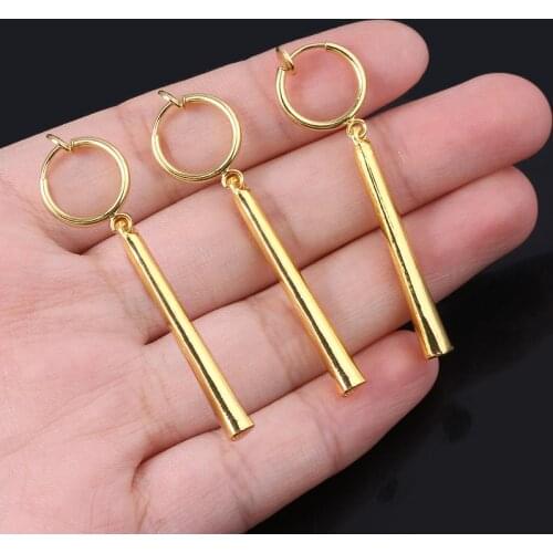 3 Pieces of Set Anime One Piece Roronoa Zoro Alloy Dangle Earrings Ear Hook Ear Clip Ear Studs Cosplay Jewelry Accessories