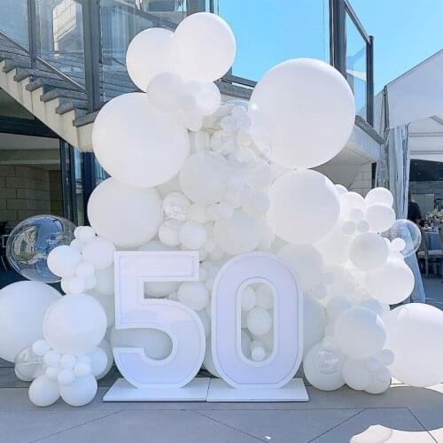 White balloons 5/10/12/18/36 inch Birthday Party Ballons Decorations Wedding Latex Balloon White Globos Party Supplies