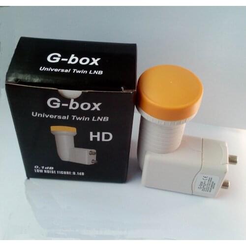 SR- 3602 free shipping Best Signal digital HD Universal KU Band Twin LNB waterproof High Gain Low noise satellite Dish LNB