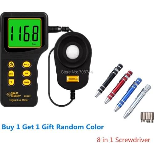 SMART SENSOR AR823 Digital Light Lux Meter Tester (1~100.000lux)