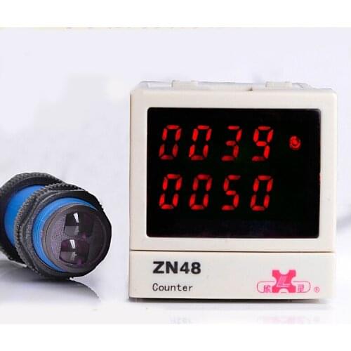 ZN48 DIY Cumulative Counter Board Type Electronic Digital Simple Industrial Cumulative Parking Lot 0.7m