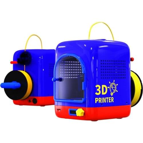 1 Set Portable Mini 3D Printer PLA Filament for Beginner Child Kid Entry-Level with Plastic Enclosed Desktop FDM