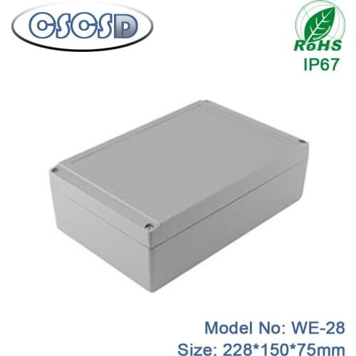 1 pcs 228*150*75mm CSCSD aluminum amplifier box die cast aluminum waterproof junction box ip65 waterproof distribution box