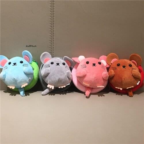 1Piece , Plush mouse Plush Purse , 8cm approx. key chain Plush Coin Purse , Plush Pouch