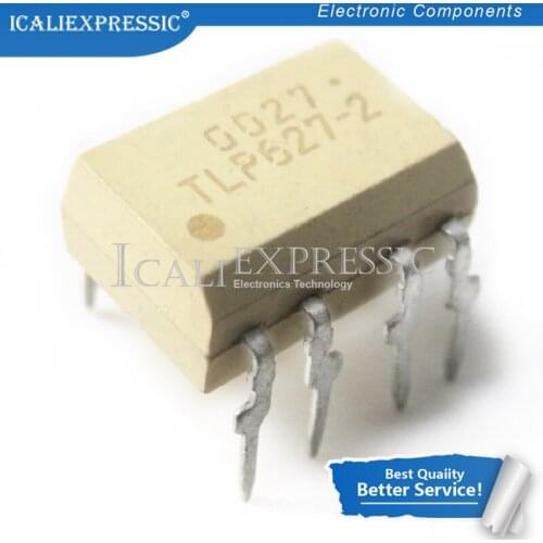 10PCS TLP627-2 TLP627 DIP-6 In Stock