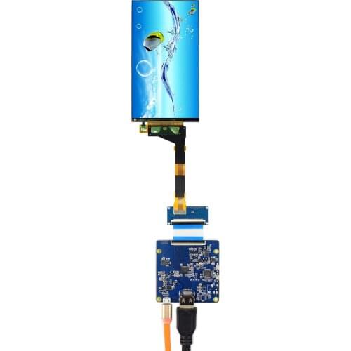 5.5 inch 2K LCD screen 1440x2560 LS055R1SX03 display with to MIPI controller board for 3d Printer Projector Parts Raspberry Pi