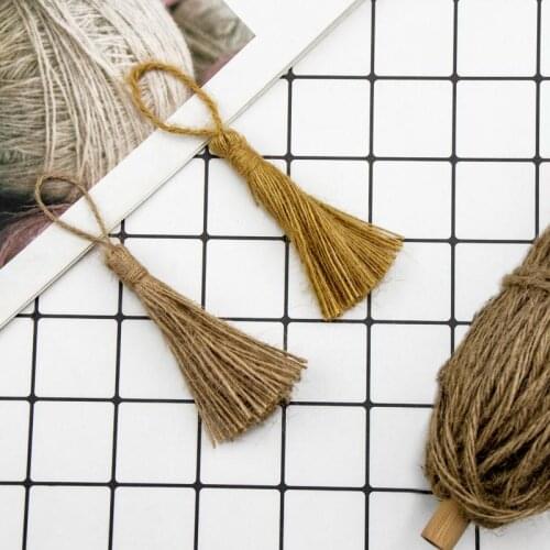 5PCS/bag, Cotton and Linen Tassel 9cm Sling Tassel Decoration, Sewing Decoration, Key Tassel, Used for DIY Curtain Accessories
