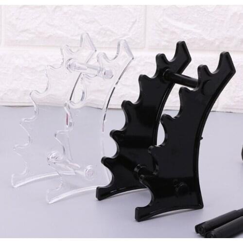 Pen Holder Makeup Brush Eyeshadow Pencil Pen Display Stand 6 Rooms Rack Organizer Holder Office Accessories Jy21 20 Dropship