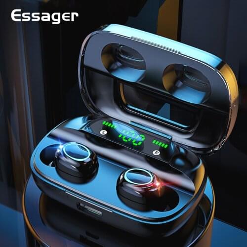 Essager S11 TWS Wireless Bluetooth Earphone In Ear Mini Cordless Headphones Headset Handsfree Earbuds For iPhone Xiaomi Huawei