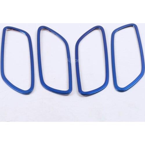 Chromium Silver Interior Door Handle Cover Trims Protection Sticker Accessories Car Styling For Kia Rio 4 X-line 2017 2018 2019