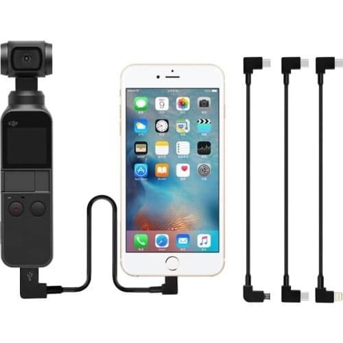 DJI OSMO POCKET data cable Type-C to Android IOS Type-C FPV Cable Conversion Line for DJI OSMO Pocket Gimbal Camera Accessories
