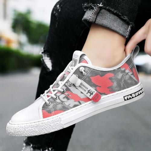 Mens Casual Shoes Slip On Casual Shoes Men Leisure 2020 Fashion Breathable Sports Sneakers Man Stylish Fashionable Camouflage