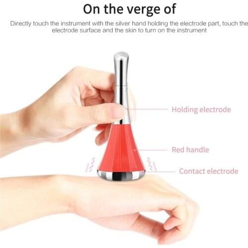 Face Micro-Current Vibration Roller Face Lifting 3D Tightening Beauty Portable Microcurrent Face Massage Devices Dropship