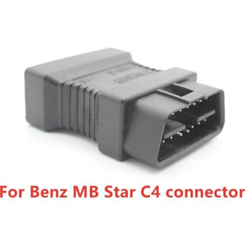 Acheheng For Benz MB STAR C4 Multiplexer SD Connect Compact 4 C4 Diagnostic Tool OBD2 16pin Connect Adapter Car 16pin Connector