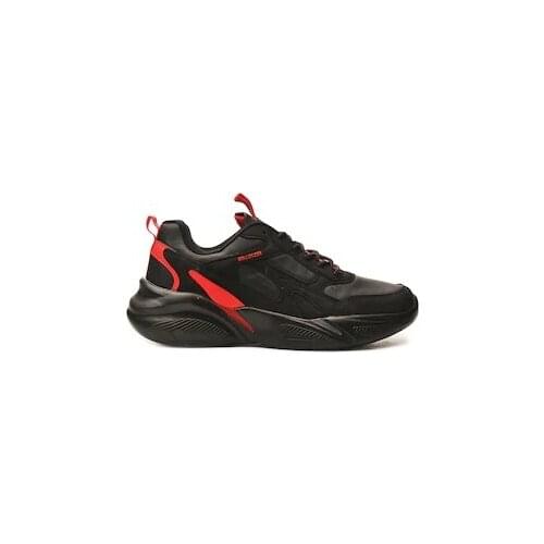 BULLDOZER 210414 BLACK RED MEN SHOES