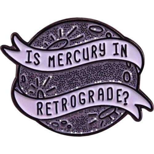 P5593 Dongmanli Funny Mercury Hard Enamel Pins Women Men Badge Backpack Collar Lapel Fashion Jewelry