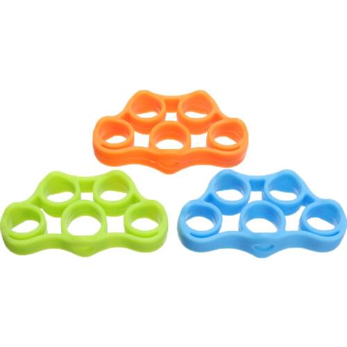 Finger Gripper Resistance Bands Silicone Finger Stretcher Hand Exerciser Grip Strength Wrist Exercise Trainer Fitness Equipment