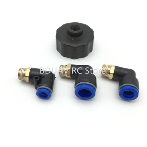 10L 16kg water tank pneumatic cover 8mm 10mm 12mm water diameter medicine box pneumatic Connector agricultural spray drone UAV