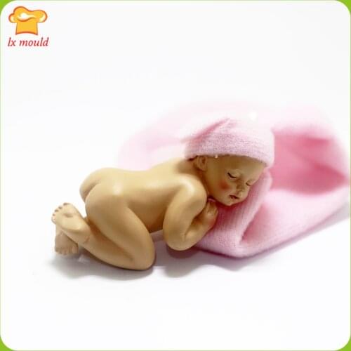 Dry Pace Silicone Mold Ass Bottom Baby Fondant Silicone Mould Dry Nude Doll Tools