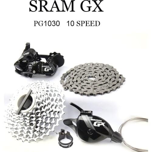 SRAM GX 1X10 10 Speed Bicycle Groupset Shifter Trigger Lever Rear Derailleur Cassette PG1030 11-28T 11-32T Chain BikeKit