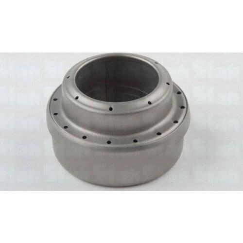 Titanium TC4 One-piece Presssure-type Alcohol stove 50g Stable Structure Strong Fire with Inside Scale Mark for Outdoors Camping