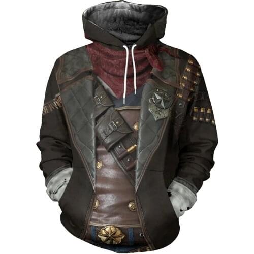 3D Printed Mysterio Armor Men Hoodie Harajuku Knights Templar Hooded Sweatshirt Street Unisex Casual hoodies sudadera hombre