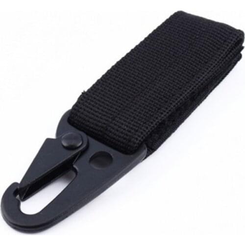 Military Molle Webbing Attach Belt Clip Outdoor Backpack Strap Clasp Quickdraw Carabiner Keychain Holder Tactical Hook Buckle