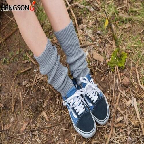 Knitted Leg Warmers For Women Yo-ga Socks Boot Cuffs Winter Bodybuilding Socks Polainas Para As Mulheres Gaiters