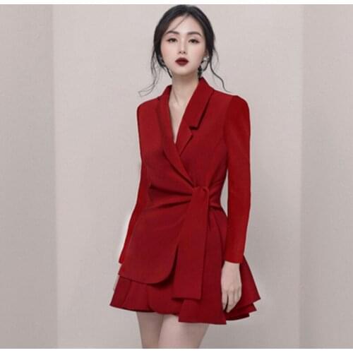 Fashion Week High Quality Autumn Winter 2 Piece Set OL Women Fashion Slim Suit Coat+Leisure Pleated Mini Skirt Set Vestidos