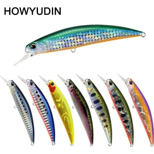 1Pcs Fishing Lure Minnow Leurre Peche Long Shot Isca Artificial Wobbler Sinking Sahte Yemler Fishing Lures 95MM/15G Fishing Bait