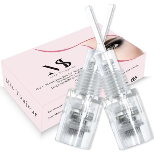 15PCS 36 Needle Cartridges For Dermografo Microneedling Screw Micropigmentation Machine Pen Skin Facial Mesotherapy Anti Aging