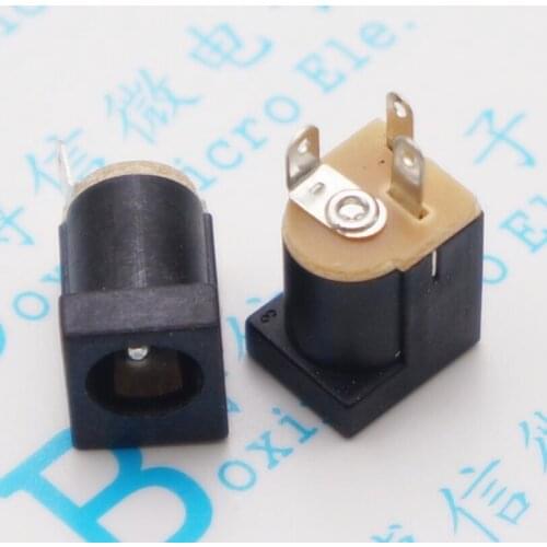 200pcs DC-012 Vertical Docking Station DC012 DC socket 5.5-2.1MM 180 degrees vertical feet