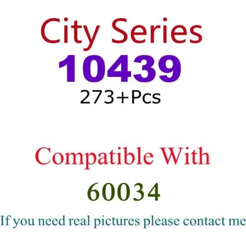 273Pcs 10439 Building Block Toy City Series 60034 Assembled Building Block Childrens Toy Gifts