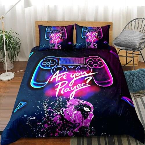 3d Digital Gamer Printing 2/3pcs Duvet Cover Set Single Twin Double Full Queen King Bedroom Decor Bedding Set