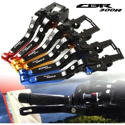 Motorcycle CNC Aluminum Adjustable Folding Extendable Brake Clutch Levers For Honda CBR300R/CB300F/FA 2014-2018 CBR CB 300 R F