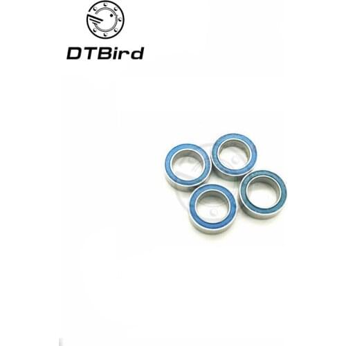 Free Shipping High quality 10PCS MR105-2RS ABEC-5 5*10*4 mm Miniature Ball Bearings MR105RS L1050