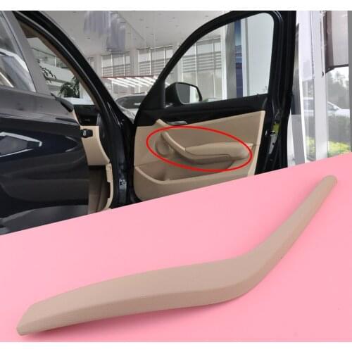 Beige Interior Right Side Door Handle Cover Trim Panel Fit For BMW X1 E84 2010 2011 2012 2013 2014 2015 2016