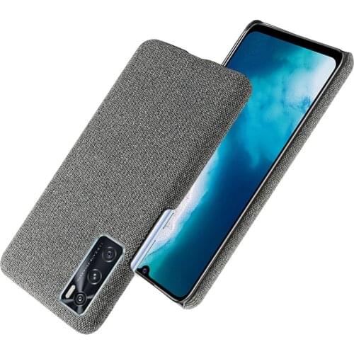 Slim Cloth Texture Cover For VIVO V20 SE Case Fabric Ultrathin Antiskid Capa For Vivo V20SE Y70 vivoV20 vivoY70 vivoV20SE 6.44"