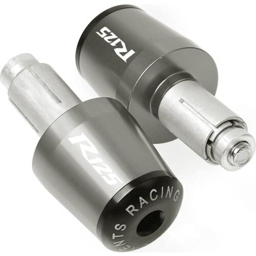 CNC 22MM Handlebar Grips Handle Bar Cap End Plugs For YAMAHA R125 R 125 YZFR25 YZF-R25 2008 2009 2010 2011 2012 2013