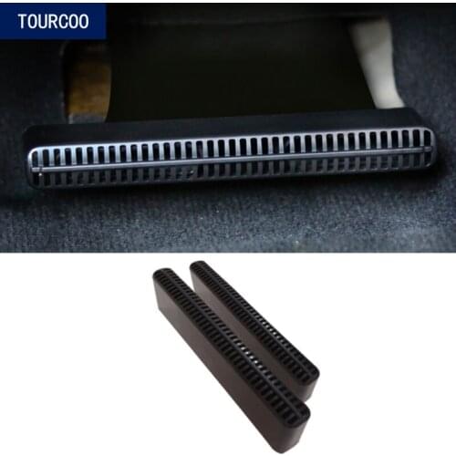For Nissan Terra 2018 Under Seat Air Conditioner Heat Floor Duct Vent Outlet Grille Protection Cover